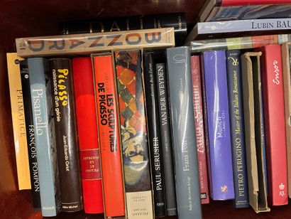 Two cases of art volumes including Malevitch,...