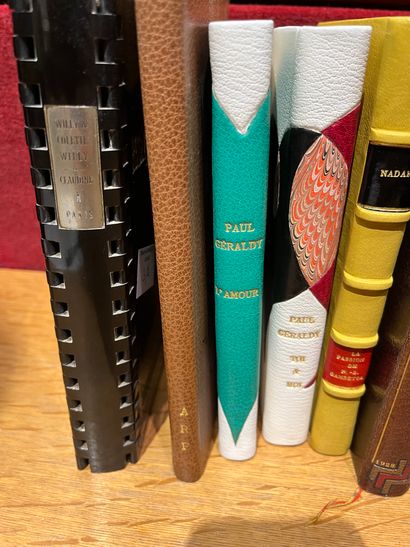 Lot of modern volumes. Claudine, Colette....
