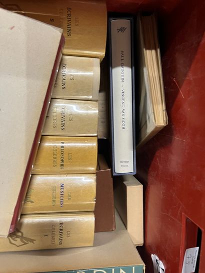 Two cases of art volumes including Seurat,...