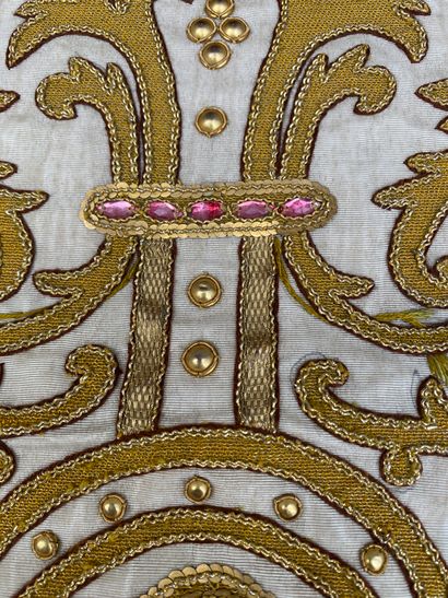 9 Set of disassembled chasuble elements:...