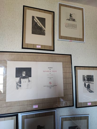 Series of engravings from the book Monsieur...