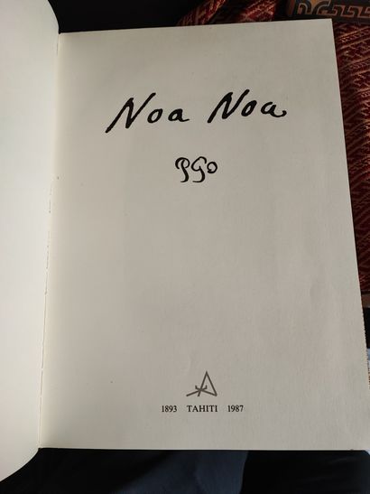 Two volumes Noa Noa 
The first: Noa Noa Voyage...