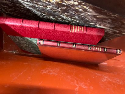 Two cases of bound volumes including Malraux,...