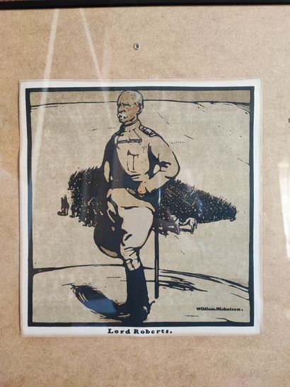 William NICHOLSON (1872-1949)
Lord Roberts
Chromolithography...