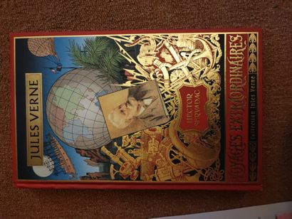 Batch of Jules Verne reprint volumes 
Editions...