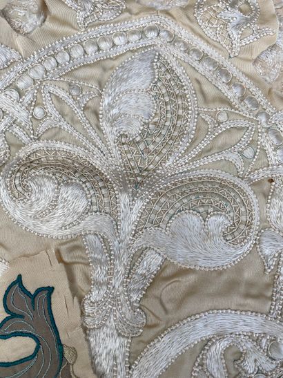 9 Set of disassembled chasuble elements:...