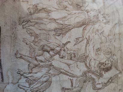 Ecole italienne
Jupiter et Io 
Dessin au...