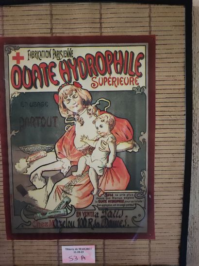 After GRUAU and others, lot of about 20 framed...