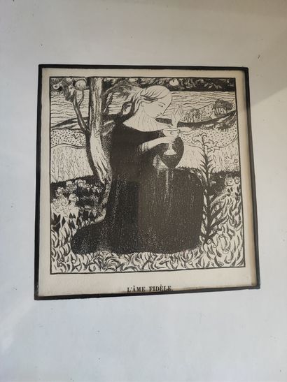 Lot d'encadrés (reproductions et estampes)...