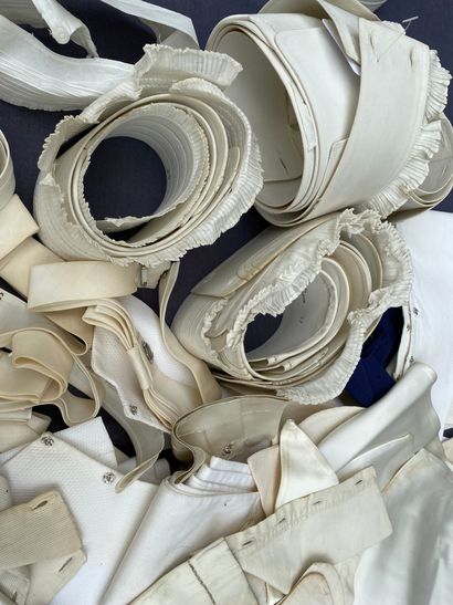 J Lot of collars, cuffs, bibs, ruffles with...