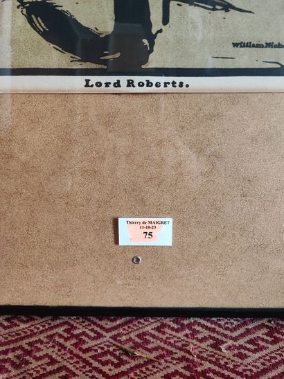 William NICHOLSON (1872-1949)
Lord Roberts
Chromolithography...