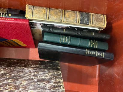 Two cases of bound volumes including Malraux,...