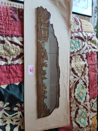 Plaque de paésine (accidentée) encadrée