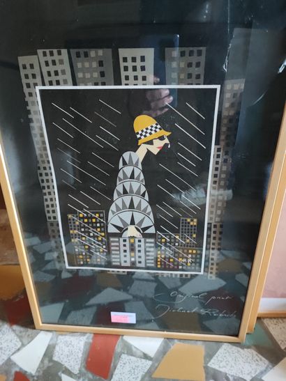 After GRUAU and others, lot of about 20 framed...