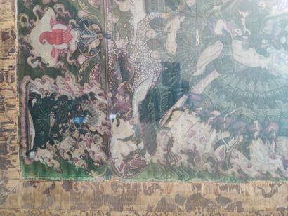 TIBET 
Divinités 
Tanka gouaché 
41 x 29