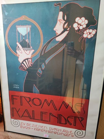 After GRUAU and others, lot of about 20 framed...