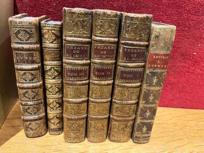Lot of 8 18th-century and early volumes,...