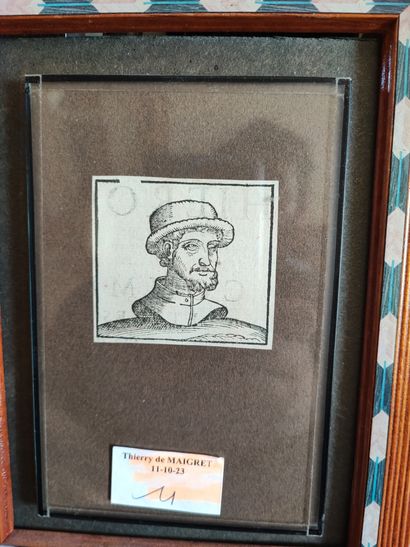 Mannette of miscellaneous frames including...