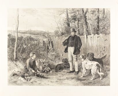 James HARDY. October shooting. Large framed...