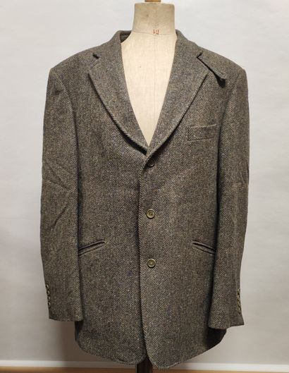 MAGEE. Set of two brown men's jackets, one...