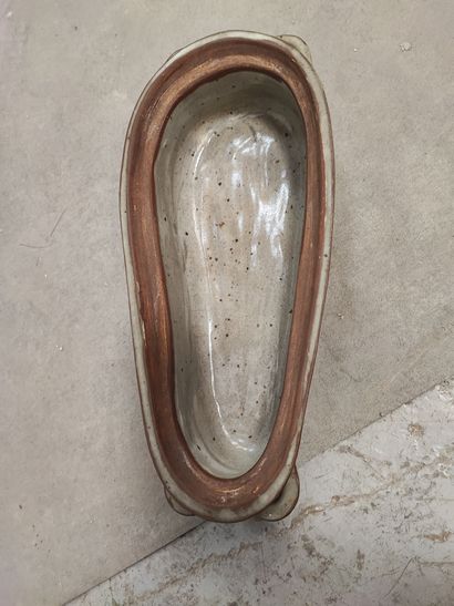 Hare house, glazed stoneware terrine. Modern...
