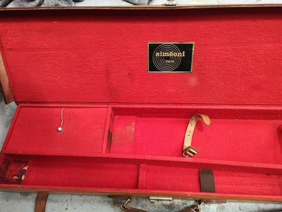 Two gun cases, one Blaser (worn)