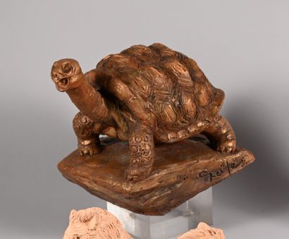 Valentina ZEILE (1937). Turtle. Original...