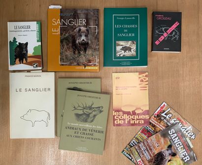 Wild boars. Books on the... - Georges LANORVILLE....