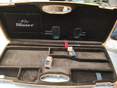 Two gun cases, one Blaser (worn)