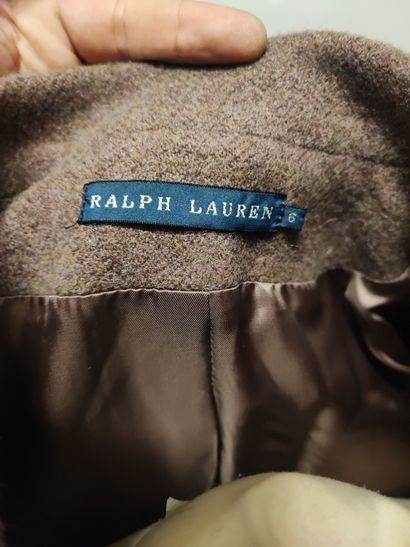 RALPH LAUREN. Women's mauve wool jacket,...
