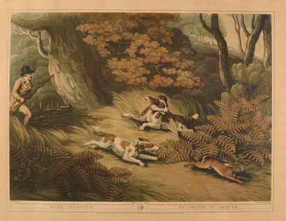 S. HOWITT (after). The Hare Hunt. Framed...