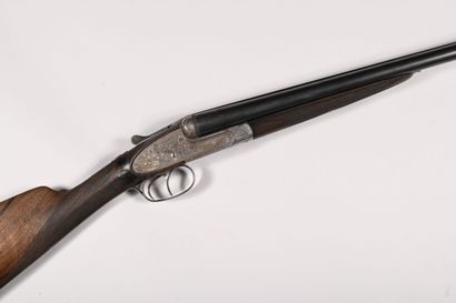 Liège hand-crafted, side-by-side 16/70 caliber...