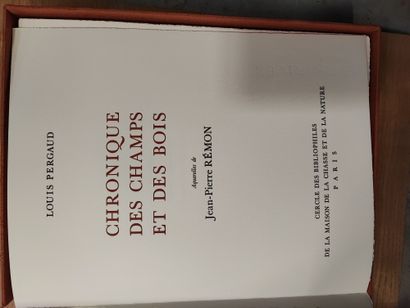 Louis PERGAUD. Chronicle of fields and woods....