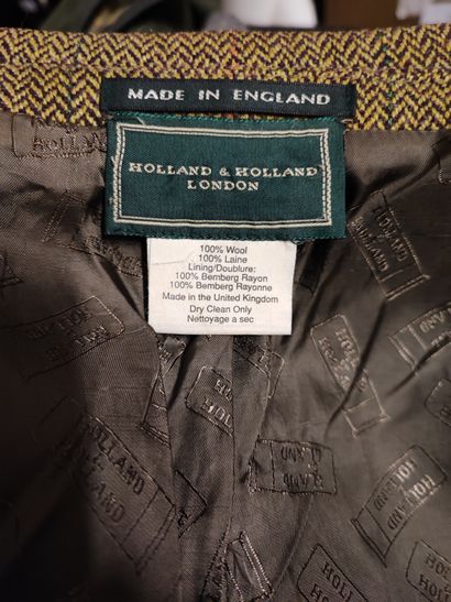HOLLAND & HOLLAND London. Men's brown wool...