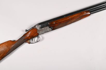 Merkel Model 200E 12/70 caliber stacked rifle...
