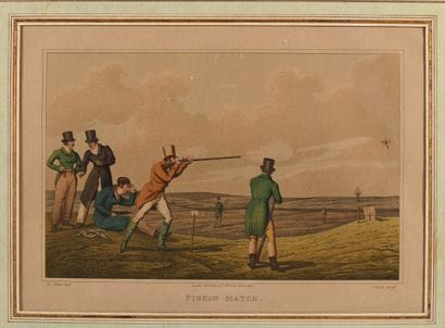 H. ALKEN. Badger Catching. Pigeon Match....