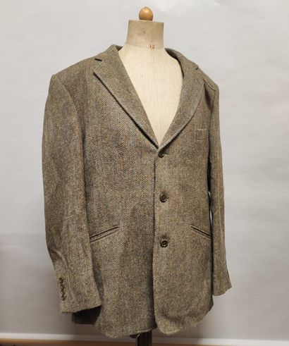 MAGEE. Set of two brown men's jackets, one...