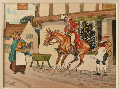 Harry ELIOTT (1882-1959). La fenêtre brisée....