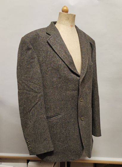 MAGEE. Set of two brown men's jackets, one...