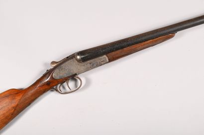 Aya lock side-by-side rifle, 12/70 caliber...