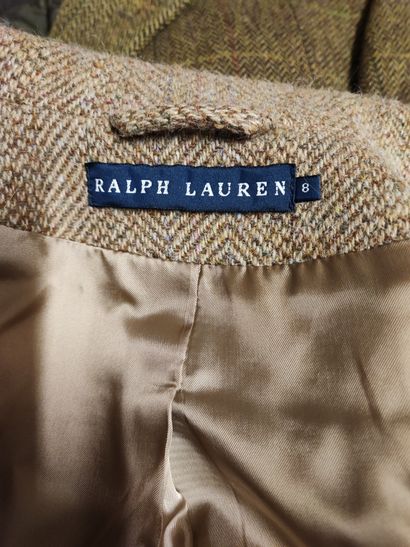RALPH LAUREN. Women's beige wool and alpaca...