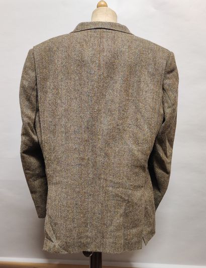 MAGEE. Set of two brown men's jackets, one...