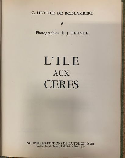 Claude HETTIER DE BOISLAMBERT. L'île aux...