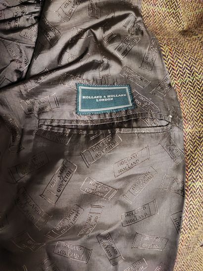 HOLLAND & HOLLAND London. Men's brown wool...