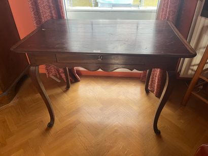 Writing table, partly 18th century
H: 75...
