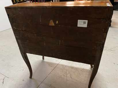 Cylinder desk in veneered wood, cylinder...