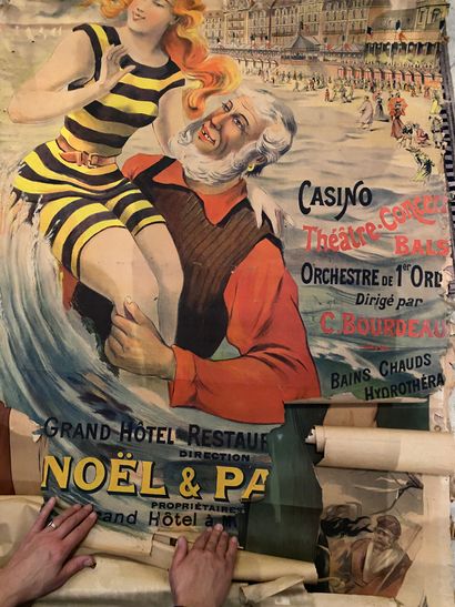 -Lot of 14 posters from the end of the 19th...