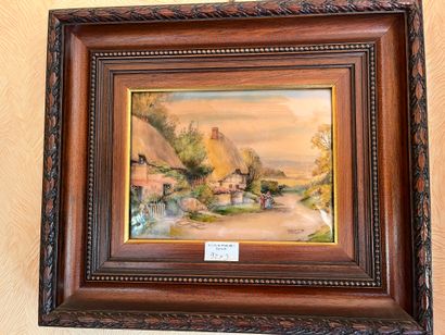 Lot of frames: 
20th-century Ecolde Barques...