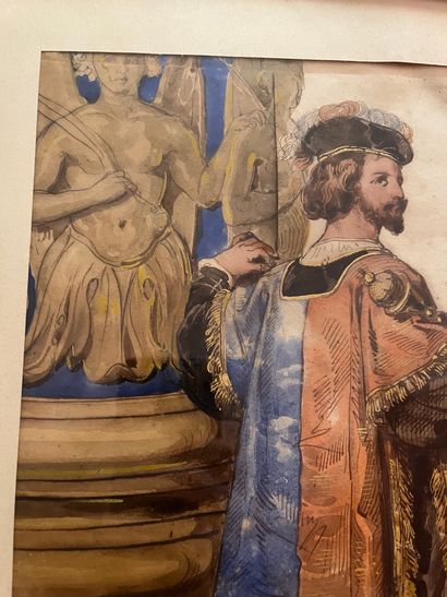 Attributed to Deveria or in the style of...