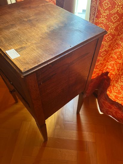 Four mahogany gondola-back chairs
Worn
Natural...